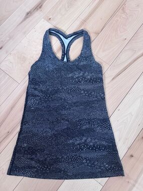 Lululemon Cool Racerback II Nulu Tank Meisai White/Black